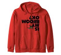 Est-ce Que Mon Balai va Bien ? C'est drôle, Halloween, la sorcière, est-ce Que Mon Balai est OK ? Sweat à Capuche