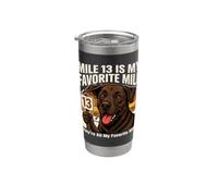 Est-ce que mon chien Mile Funny Runner préféré Gobelet isotherme en acier inoxydable double paroi