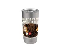 Est-ce que mon chien Mile Funny Runner préféré Gobelet isotherme en acier inoxydable double paroi