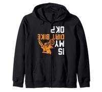 Est-ce Que Mon vélo Tout-Terrain est OK ? Funny Motocross Dirtbike Gear Crash Rider Sweat à Capuche