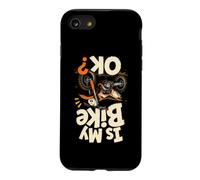 Est-ce Que Mon vélo va Bien ? Dessin animé de Dirt Bike à l'envers Coque pour iPhone SE (2020) / 7/8
