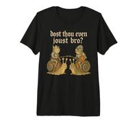 Est-ce Que tu joutes même avec Bro Snail Knight Jousting Den Fair ? T-Shirt Haut de Gamme