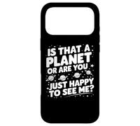 Est-ce Une planète ou êtes-Vous Juste Heureux? Espace Coque pour iPhone 17 Pro Max