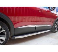 est compatible avec pour 3008 suv 2016+ bandes de protection de porte latérale chromée Acier inoxydable 4 pcs