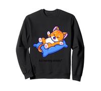 Est-il déjà Matin ? Chat Nope Not Today Kitten Kitty Funny Sweatshirt