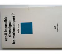 Est-il impossible d'enseigner math.
