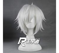 Est-il mal d'essayer de ramasser des filles dans un donjon Bell Cranell Cosplay perruque blanche courte perruques de cheveux en fibre à haute température