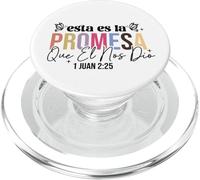 Esta ES la promesa Que él nos dio: la Vida eterna. PopSockets PopGrip pour MagSafe