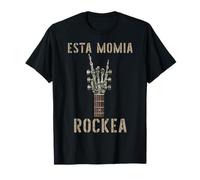 Esta Momia Rockea Mano de esqueleto, Musique Rock, Guitare T-Shirt
