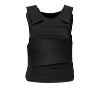 Estabeter Gilet de sécurité anti-points 50 x 58 cm - Gilet tactique anti-points - Gilet de protection de police à haute teneur en manganèse - Noir protégé - 0,3 ㎡