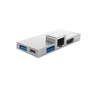 Estação de Encaixe 7 em 1 Tipo C Hub Pro 8 9 X com Leitor Cartão Memória 4K RJ45 USB 3.0