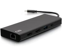 Estacin De Conexin Con Doble Pantalla Usb-C 9 En 1,Hdmi,Ethernet,Usb,Audio De 3,5 Mm Y Alimentacin De Hasta 60 W - 4K 30Hz (Compatible Taa)