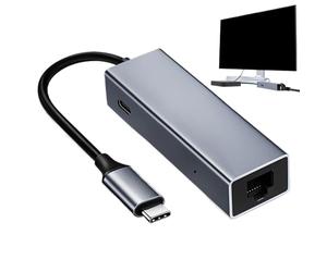 Estación De Acoplamiento USB C, Estación De Acoplamiento Tipo C | Cargador De Teléfono,el Paladio 100W Entró Los Puertos De Datos De Carga Rápidos Portátiles Del Adaptador Multipuerto Para La Tableta,