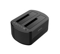 Aisens Station d'accueil double baie ASDS-D03B SATA 2.5/3.5 USB 3.0/3.1 Gen1 Clone Noir