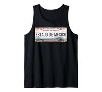 Estado de México License Plate Mexican Travel Vacation Beach Débardeur