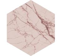 ESTAhome sticker mural imitation marbre gris rose - 159027 - 140 x 161 cm