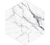 ESTAhome sticker mural imitation marbre noir et blanc - 159026 - 140 x 161 cm