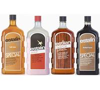 Estalin Special Lot de 4 flacons de 250 ml chacun d'Estalin Special - Clair / foncé / teck / vernis - Nettoyage et entretien des meubles et des surfaces en bois