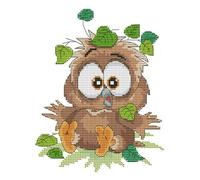 Estampado Kits Punto De Cruz Preimpreso Paño Bordado Diy Bordado Kits Para Principiantes Bebé Búho