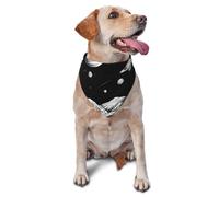 Estampe d'art Céleste Représentant Un Paysage Cosmique Bandanas Chien Lavable Écharpe pour Chien Réglables Bandana pour Chat Chiens Animal De Compagnie