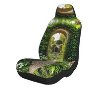 Estampe Jardins Secrets Housses Siège Voiture Lot De 2 Confort Protecteurs De Sièges Universelle Couverture De Sièges De Voitures pour Camionnette SUV Monospaces