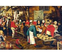 Estampe Pieter Brueghel le Jeune - Noces paysannes, 1630 - Pièces détachées