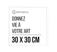 Estancia Cadre Blanc Cadre En Bois 30x30 cm | Cadre 30x30 cm | Cadre Blanc | Cadre En Bois 30x30 | Cadre Carré 30 x 30 cm