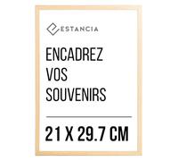 Estancia Cadre en Bois de Chêne 21x29,7 cm (A4) | Art Mural Photo de Portraits Modernes Din A4
