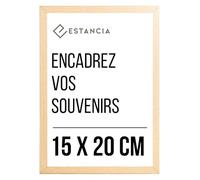 Estancia Cadre Photo 15x20 cm en Bois de Chêne | Art Mural de Portraits Modernes 15 x 20 cm