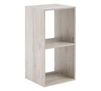 5five Étagère modulable Mix N Modul – 2 cases, effet chêne gris, 35 x 32 x 68 cm