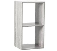 5five Étagère modulable Mix N Modul – 2 cases, effet chêne gris, 35 x 32 x 68 cm