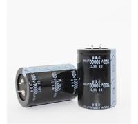 ESTAOUAK Condensateur électrolytique 100 V 10 000 UF, 2 pièces, 10 000 UF, 100 V, 10 000 UF, 100 V, 35 x 50 mm