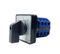 ESTAOUAK L-O-R 3 Positions 20A/32A Changeover Control Circuit Panel Mounted for Electrician Using Tools Rotary Cam Switch LW26-20/3(LOR,32A)