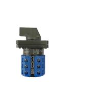 ESTAOUAK L-O-R 3 Positions 20A/32A Changeover Control Circuit Panel Mounted For Electrician Using Tools Rotary Cam Switch LW26-20/3(102,32A-10x38 Holder-Fuse)