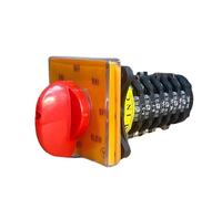 ESTAOUAK YMW28-20/6 milling Machine Accessories 20A 6-Pole 8-bit Control Motor Speed Conversion Rotary cam Switch T-16EXF64D-6