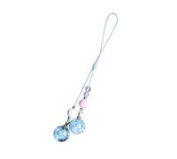 ESTCNK Accessoire de téléphone à motif bleu brillant avec nuages bleus et blancs - Décoration à suspendre - Chaîne de téléphone unique, Comme indiqué., As show