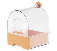 ESTCNK Baignoire transparente pour perroquet ou hamster
