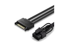 ESTCNK Câble adaptateur d'alimentation SATA 15 broches vers 8 broches mâle pour carte graphique 20 cm