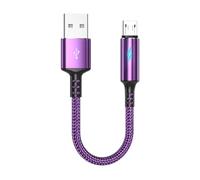 ESTCNK Câble micro USB de 25 cm court et rapide pour synchronisation de téléphone portable, adaptateur USB