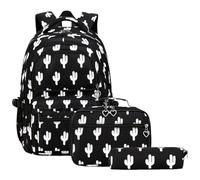 ESTCNK Sac à dos d'école avec sac à déjeuner et trousse à crayons