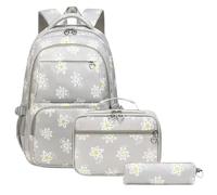 ESTCNK Sac à dos d'école primaire grande capacité avec sac à déjeuner et trousse à crayons