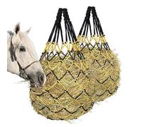 ESTCNK Sac à foin en toile - Sac de rangement pour mangeoires lentes - Sac à foin pour cheval - Plusieurs tailles - Grande capacité - Sac d'alimentation