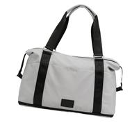 ESTCNK Sac de sport pratique avec de grands compartiments pour organiser vos voyages, gris