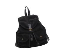 ESTCNK Sac d'école élégant Sac à dos spacieux en cuir avec sangle réglable Sac à dos de voyage pour différentes occasions, Noir