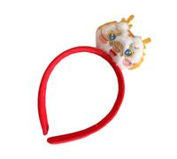 ESTCNK Serre-tête dragon en peluche délicate pour filles prenant une photo de queue de cheval pince à cheveux antidérapante