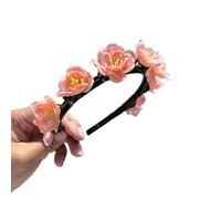 ESTCNK Serre-tête élastique élégant en forme de fleur pour mariée