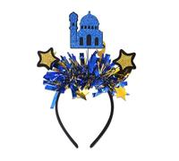 ESTCNK Serre-tête élégant avec croissant de lune et étoile Ramazan Festival pour un port confortable