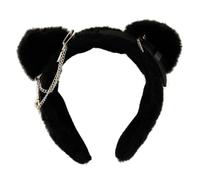 ESTCNK Serre-tête en métal avec oreilles de chats pour les amateurs de jeux de rôle et de photographie