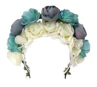 ESTCNK Serre-tête moderne avec fleurs artificielles pour mariage, festival, fêtes