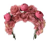 ESTCNK Serre-tête moderne avec fleurs artificielles pour mariage, festival, fêtes